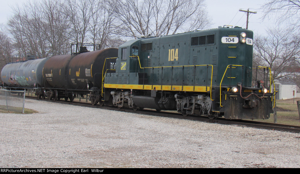 Ohio South Central Railroad (OSCR) 104